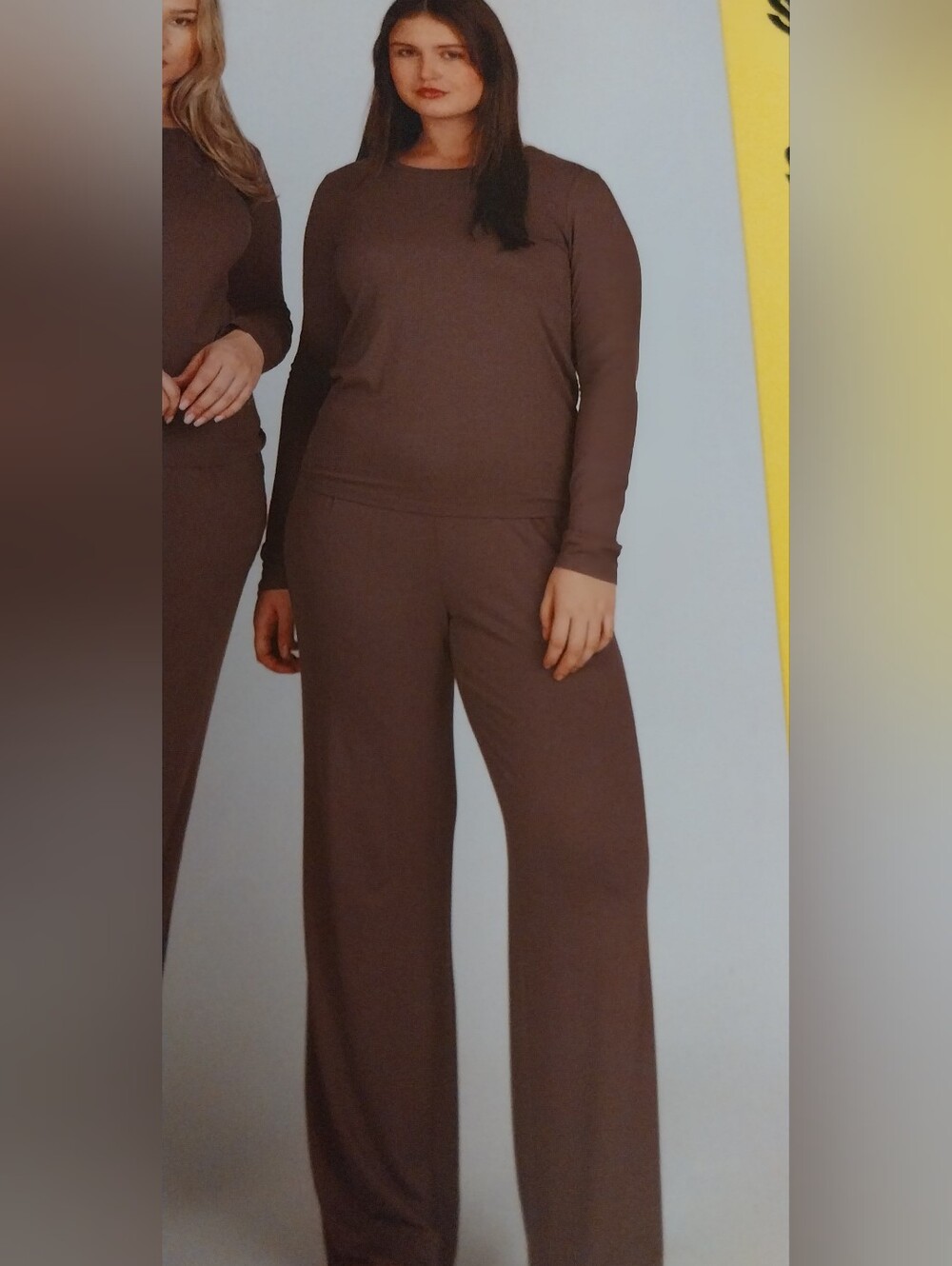 TKEES Bnwt 2 pieces Lounge Set Long-Sleeve Wide-Leg Pant